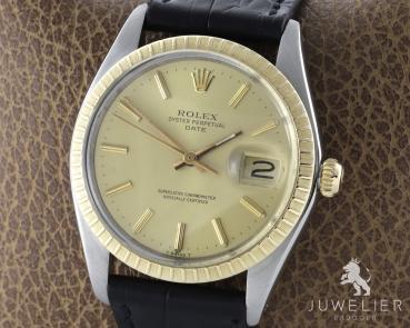 Rolex Date 34mm Stahl / Gold Bicolor Automatik Ref. 1500